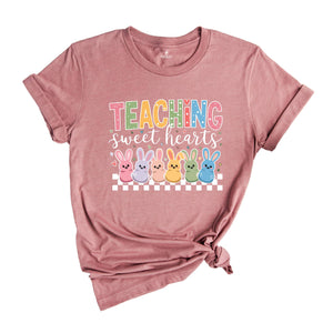 Teacher Valentine's Day Shirt, Checkered Teaching Shirt, Teaching Sweethearts Shirt, Teacher Valentines Day Gift