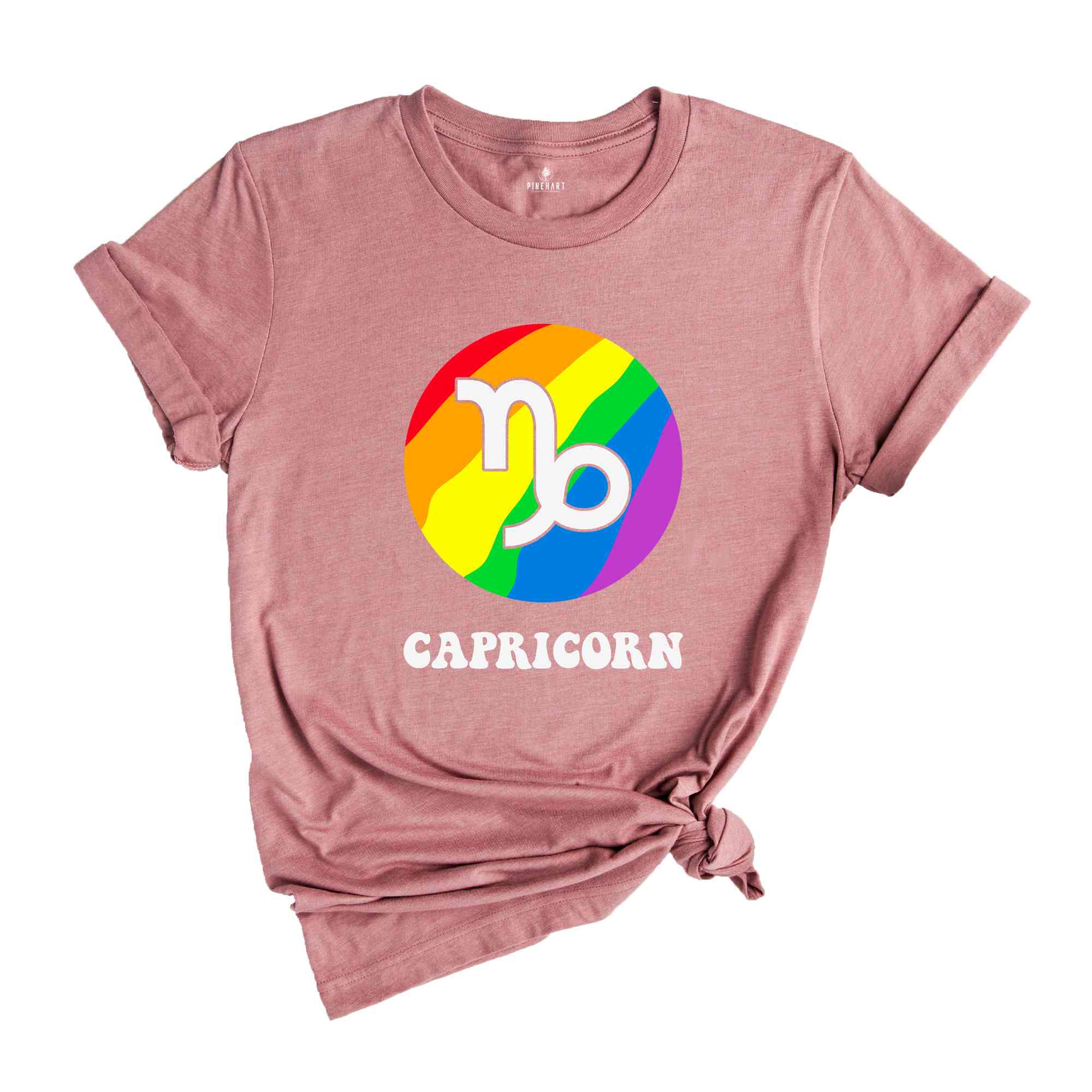 Capricorn LGBT Shirt, Zodiac Sign Shirt, Capricorn Birthday Shirt, LGBTQ Pride Shirt, Pride Month Shirt, Rainbow Shirt, Zodiac Tshirt