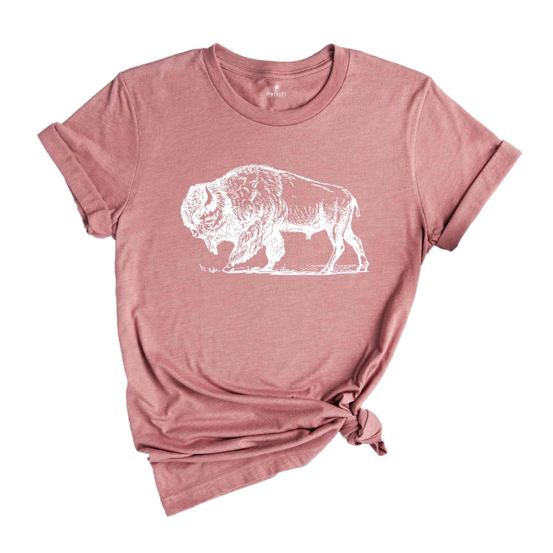 National Park Shirt, Bison Shirt, Country Shirt, Wild West Shirt, Bison Lover Tee, The Buffalo Shirt, Bison Lover Gift