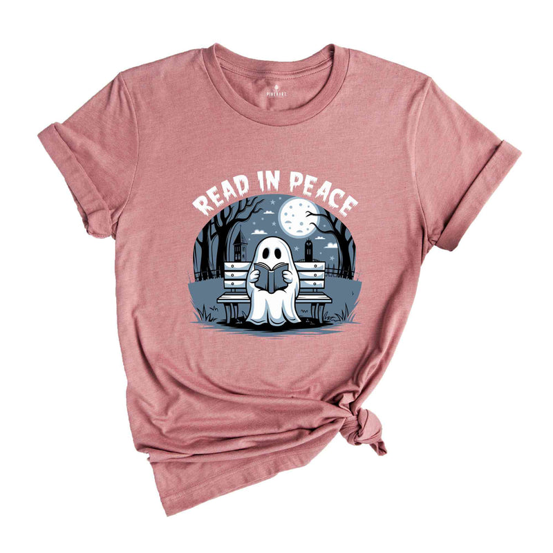 Read In Peace Shirt, Halloween Ghost Shirt, Halloween Shirt, Spooky Season Shirt, Fall Vibes Shirt, Halloween Party Tee