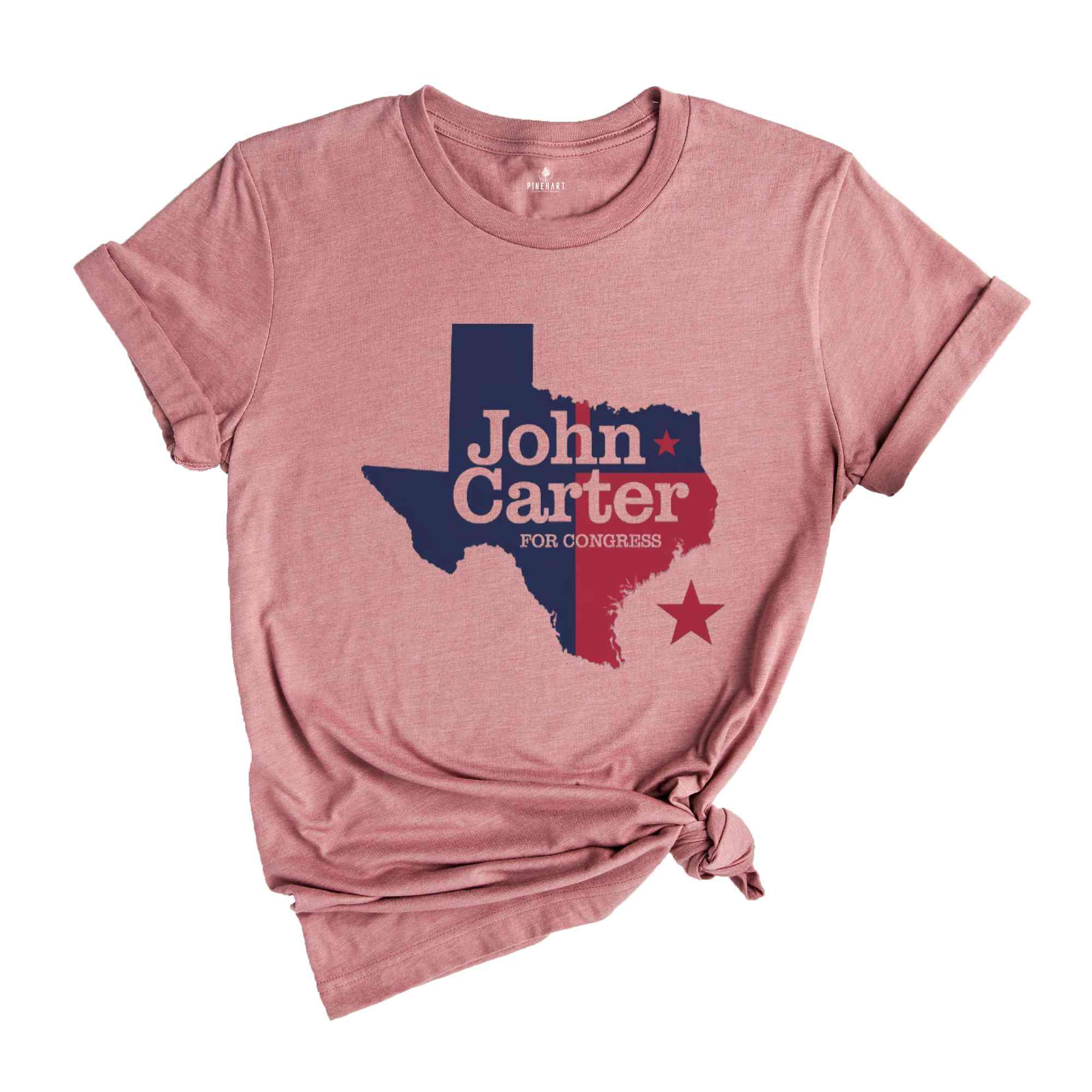 John Carter for Congress 2024 November Elections Campaign T-Shirt, John Carter for Texas 2024 Congressional Elections Campaign Apparel