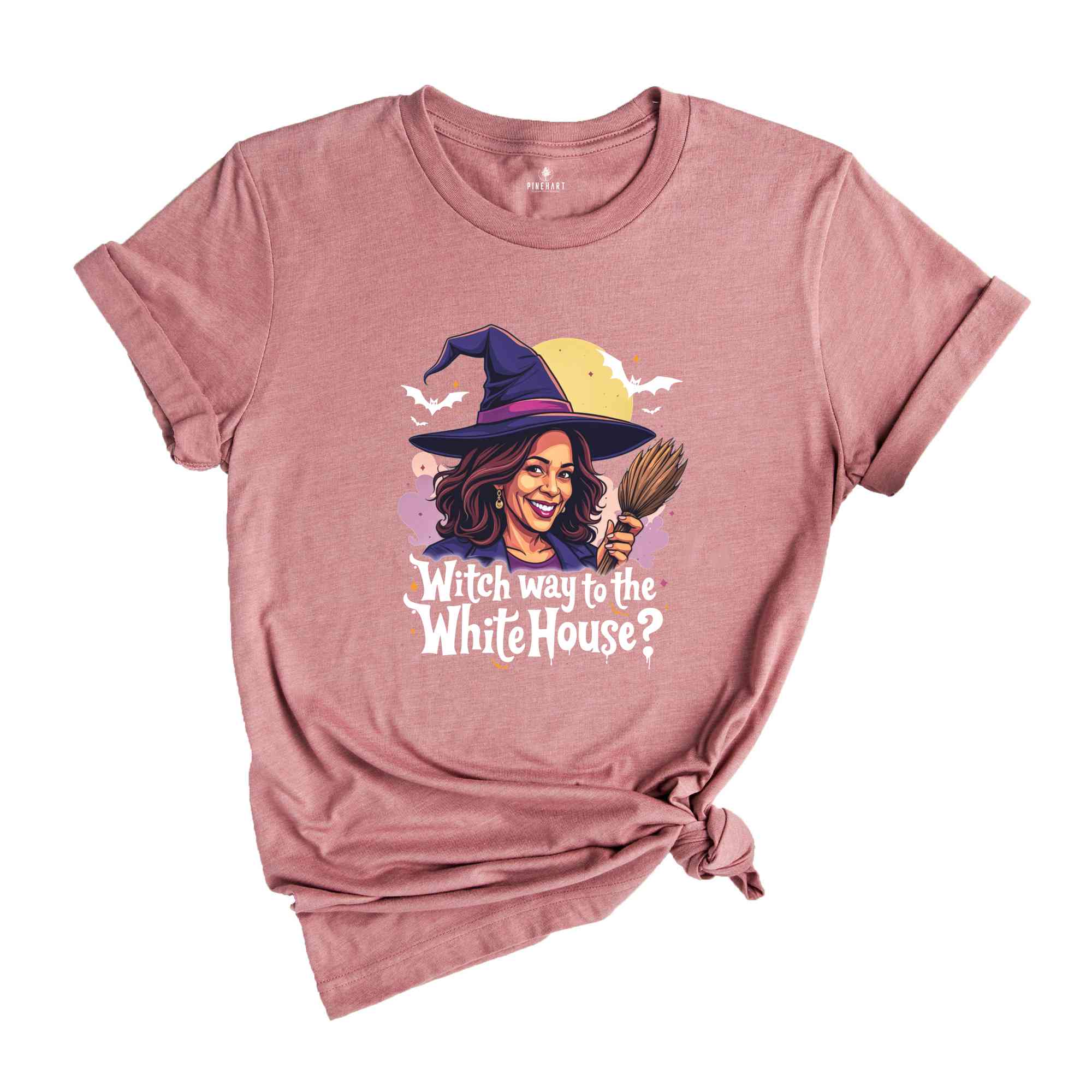 Witch Way To The White House Shirt, US Elections 2024 Tee, Kamala Harris Halloween Shirt, Halloween Gifts For Democrats