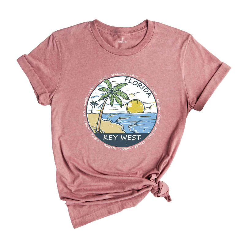 Custom Vacation Shirts, Matching Family Beach T-shirt, Summer Trip Shirts, Summer Break Camp Group Gifts