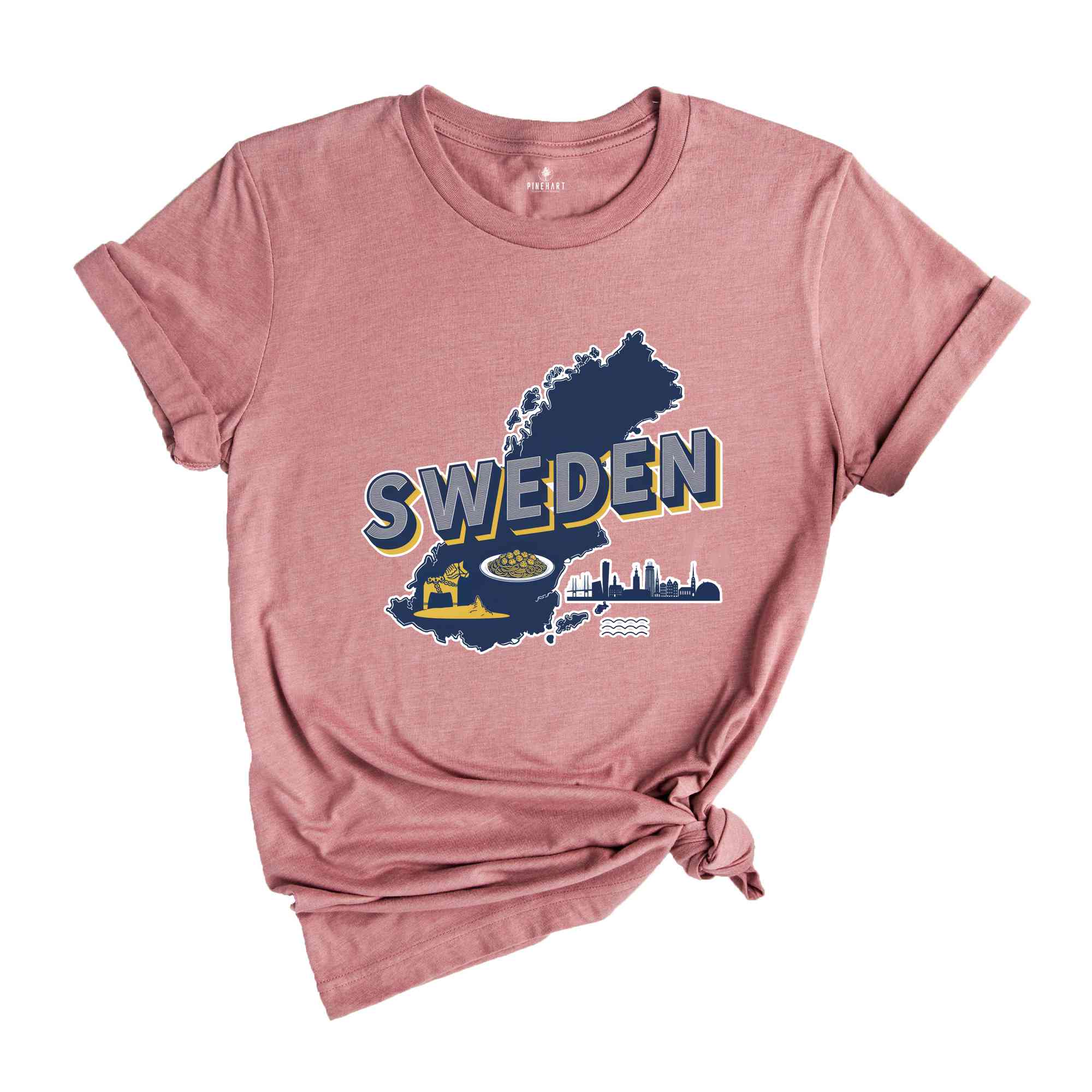 Retro Sweden Shirt, Sweden Travel Shirt, Country Travel Shirt, Shirt For Traveler, Travel Lover Gift, Travel Tee, Trip Shirt