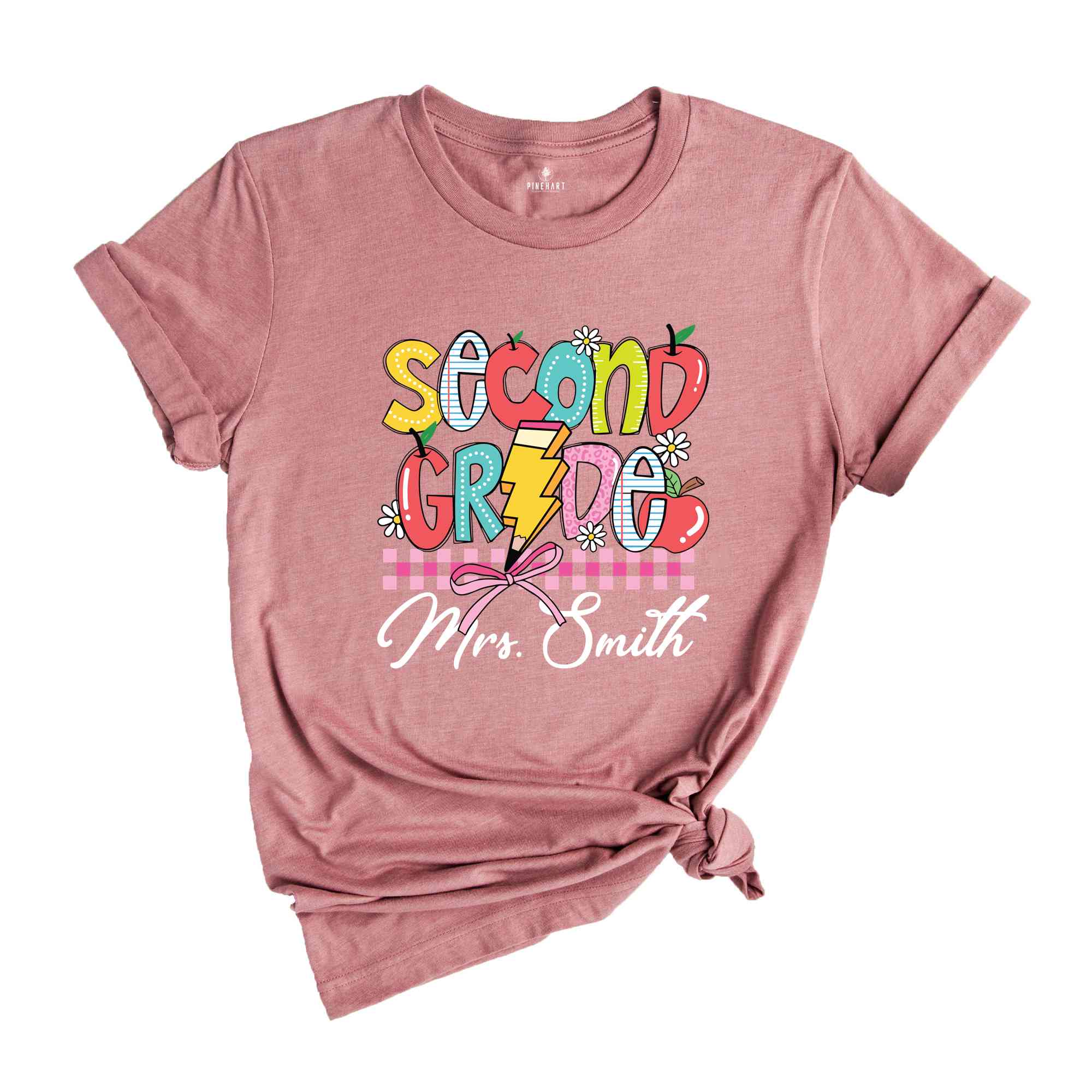 Personalized Second Grade Teacher Shirt, Second Grade Teacher Team Shirt, Gift For Teacher, Teacher Appreciation Shirt, Custom Grade Shirt