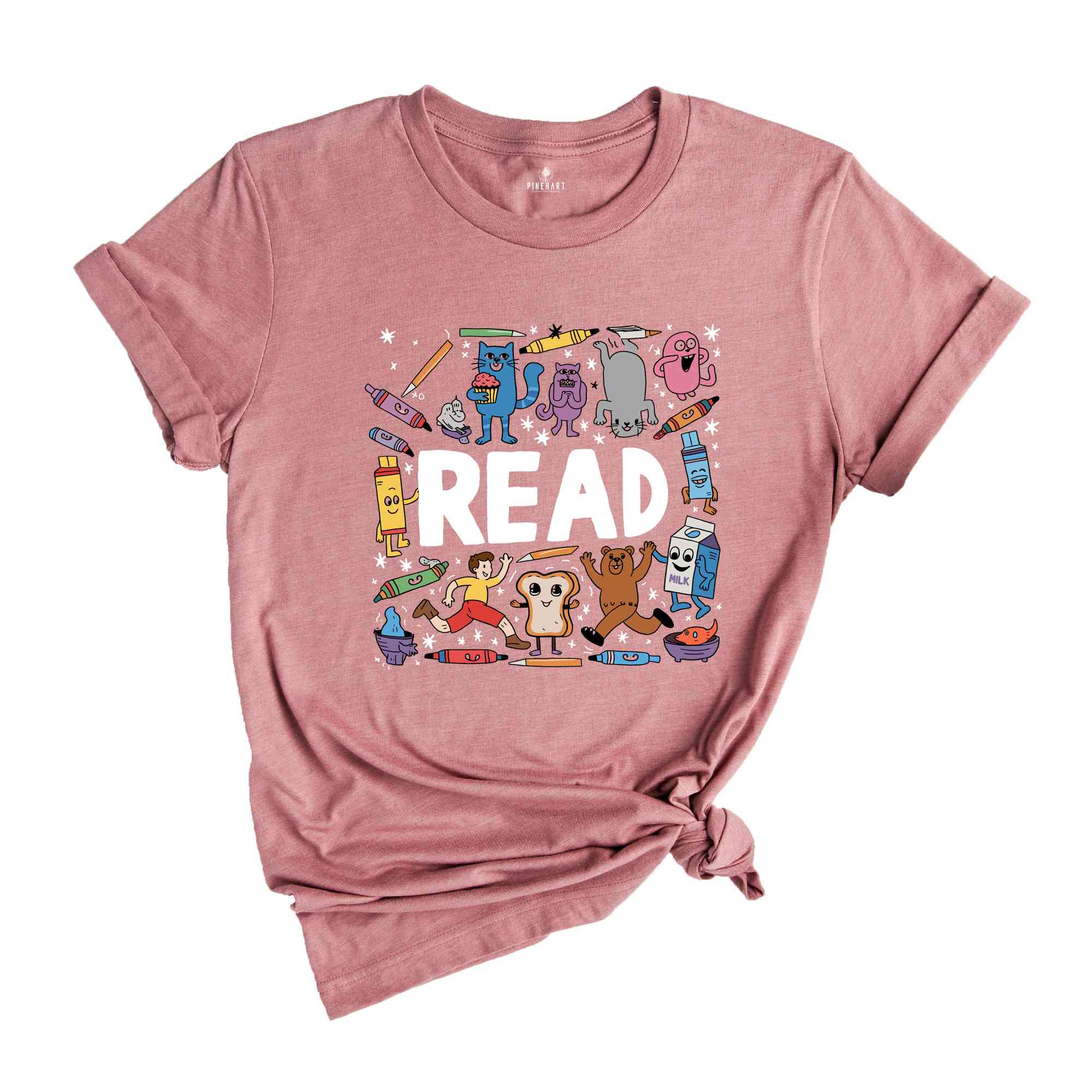 Read Shirt, Read Children's Books Teacher Shirt, Teacher Life Shirt, Teacher Shirt, Kindergarten Shirt, Gift For Teacher