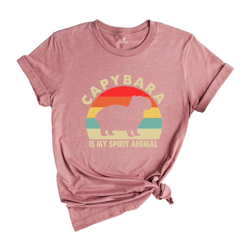 Retro Capybara Shirt, Vintage Capybara Tee, Animal Shirt, Cute Capybara Gift, Humorous Shirt, Funny Capybara T-Shirt, Pet Lover Gift