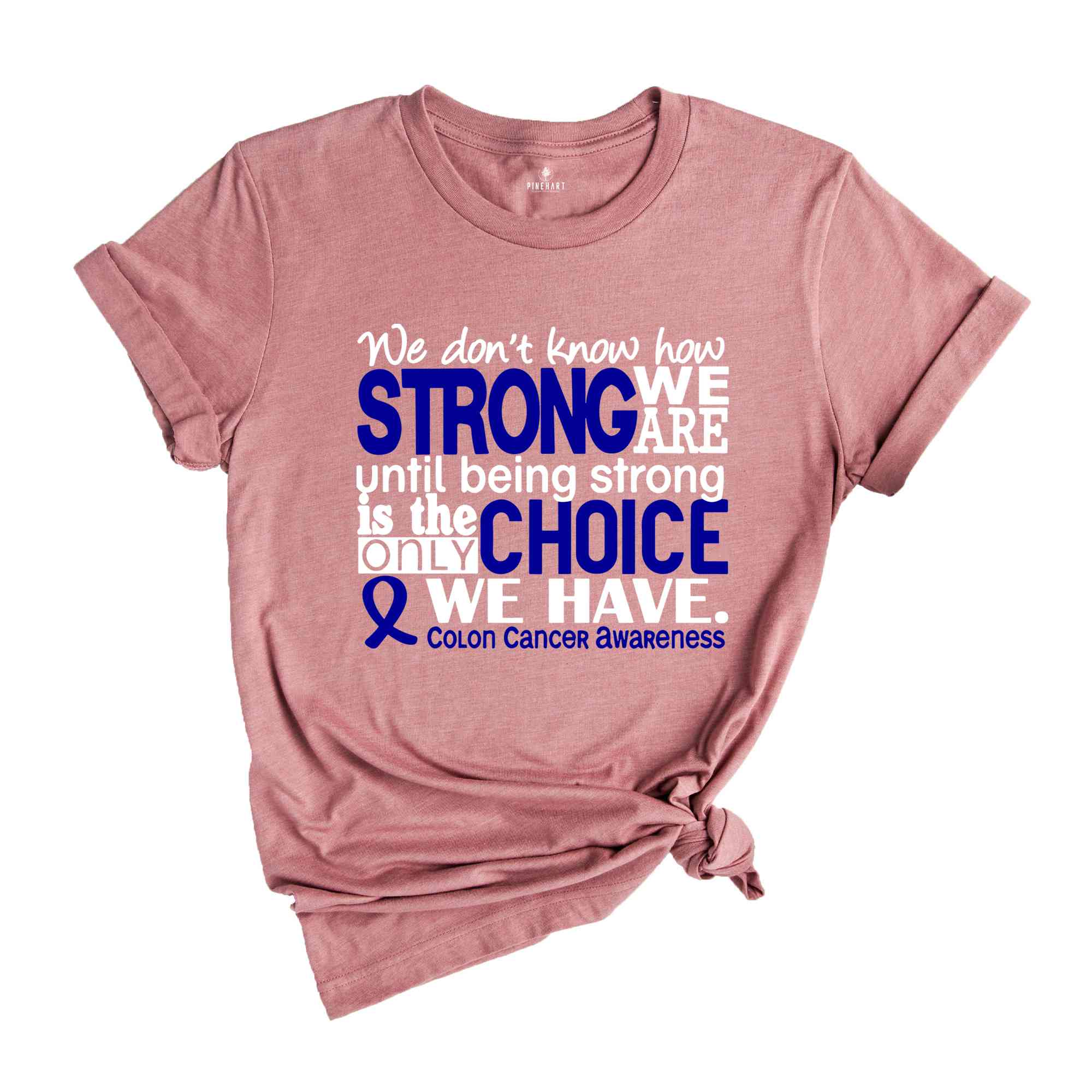 Colon Cancer Awareness Shirt, Cancer Ribbon Graphic Tees, Cancer Support Shirts, Prostate Cancer Survivor Gift, Stronger Than Cancer Tshirt