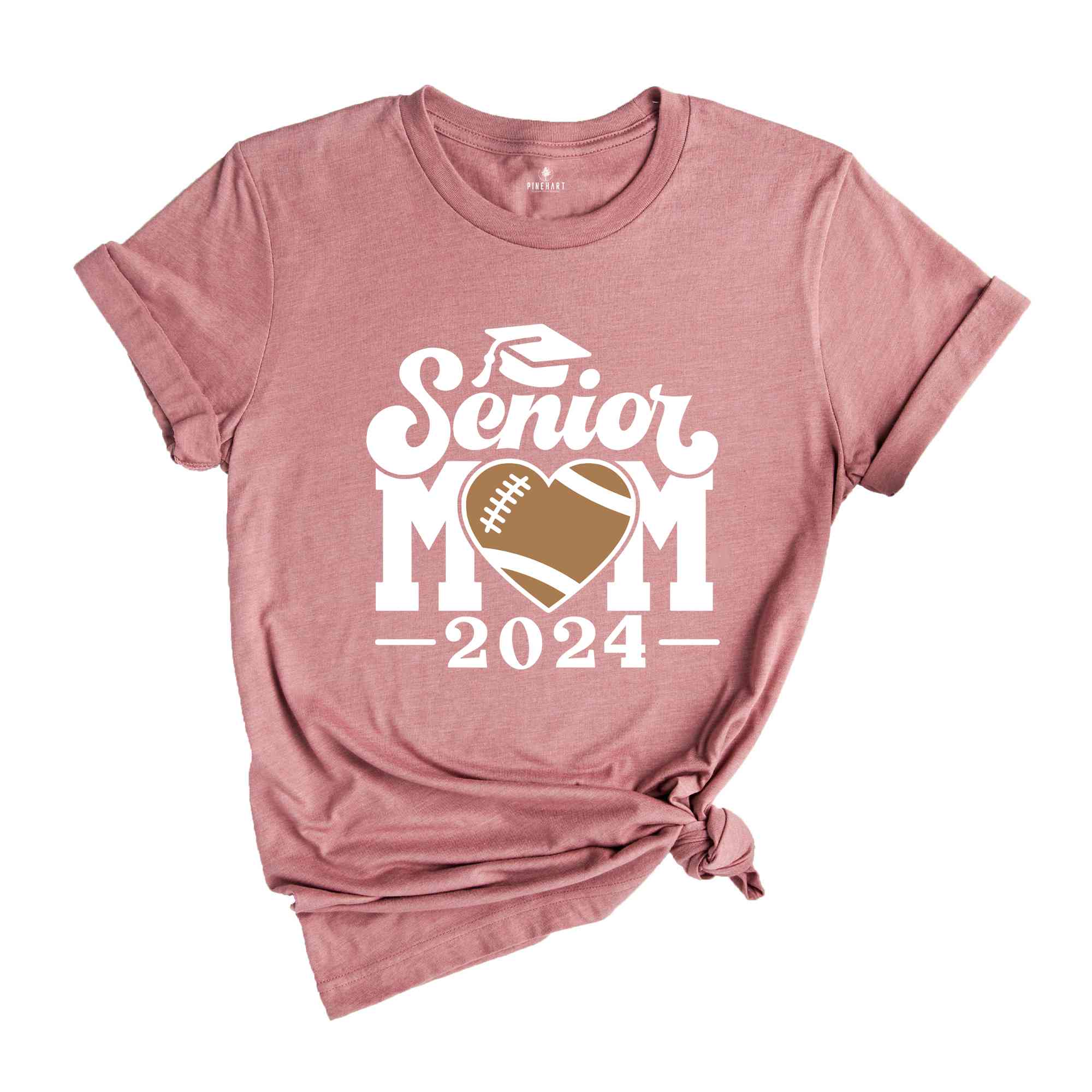 Football Senior Mom 2024 T-Shirt, Graduation 2024 Shirt, Senior Shirt, Graduation Shirt, Football Mom Shirt, Class of 24, Football Lover Tee