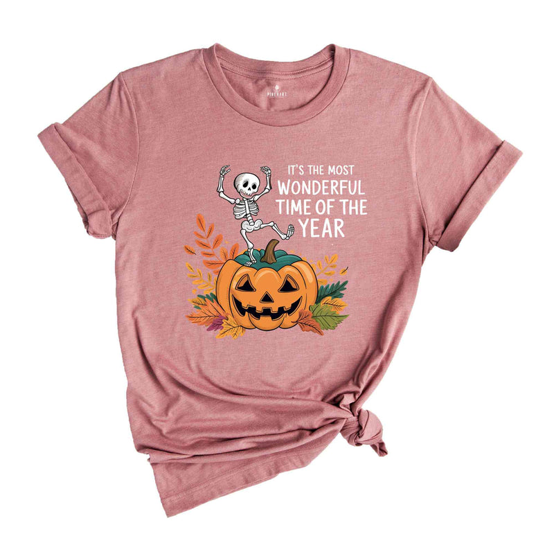 It's The Most Wonderful Time Shirt, Spooky Funny Shirt, Spooky Halloween Shirt, Retro Halloween Shirt, Garment Dyed, Fall Vibes Shirt