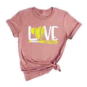 Softball Shirt, Softball Mom, Love Softball Shirt, Softball Mom Shirt, Baseball Shirt, Peace Love Softball, Baseball Sweatshirt