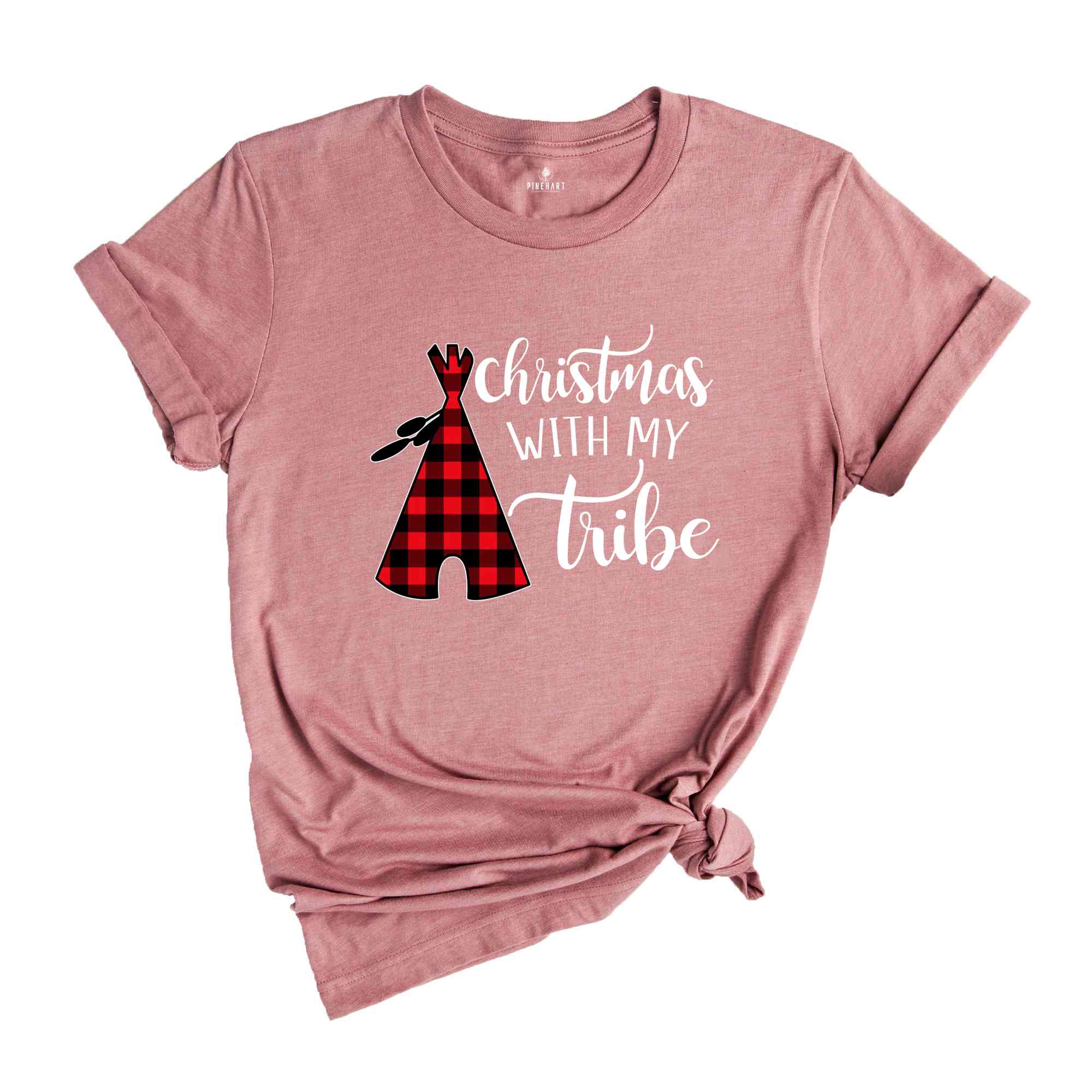 Christmas With My Tribe Shirt, 2025 Christmas T-Shirt, Family Christmas Shirt, Couple Christmas Shirt, Holiday Shirt