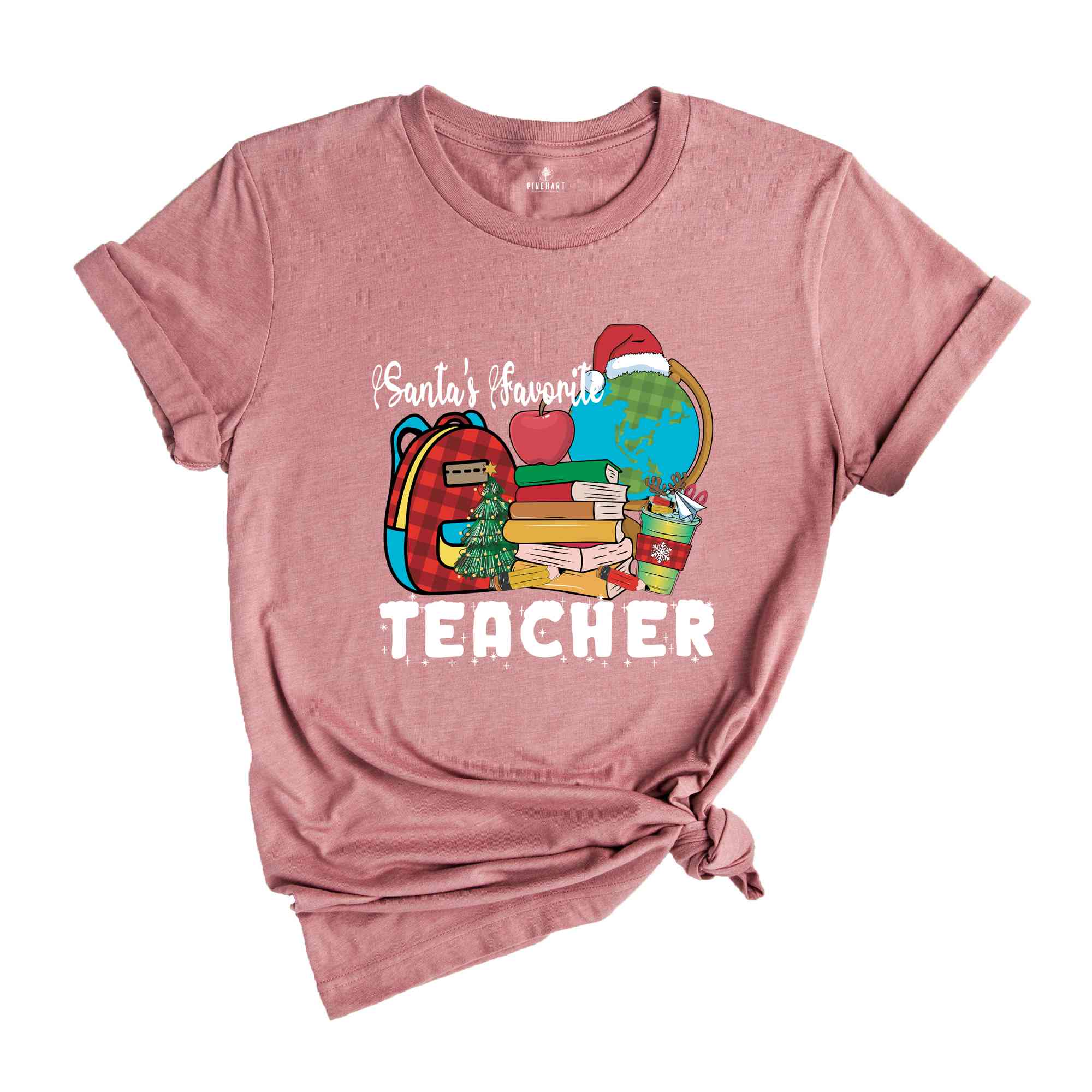 Santa's Favorite Teacher Shirt, Teacher Christmas Shirt, Teacher Christmas Gift, Holiday Shirt, Christmas Shirt, New Year Shirt, Xmas Gift