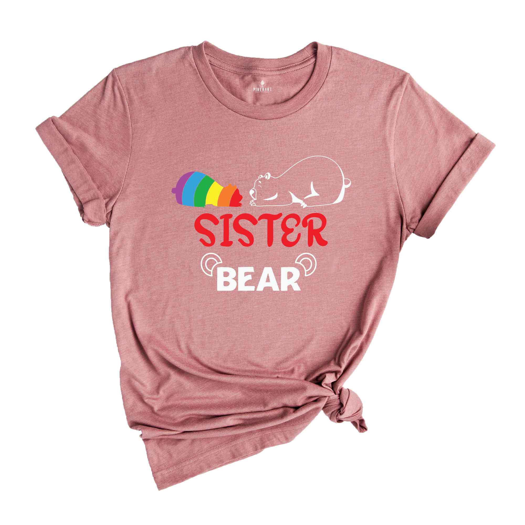 Sister Bear LGBT Shirt, Gay Pride Shirt, Queer Shirt, Pride Ally Shirt, Rainbow Shirt, Equality Shirt, Love Is Love, Trans Pride Shirt