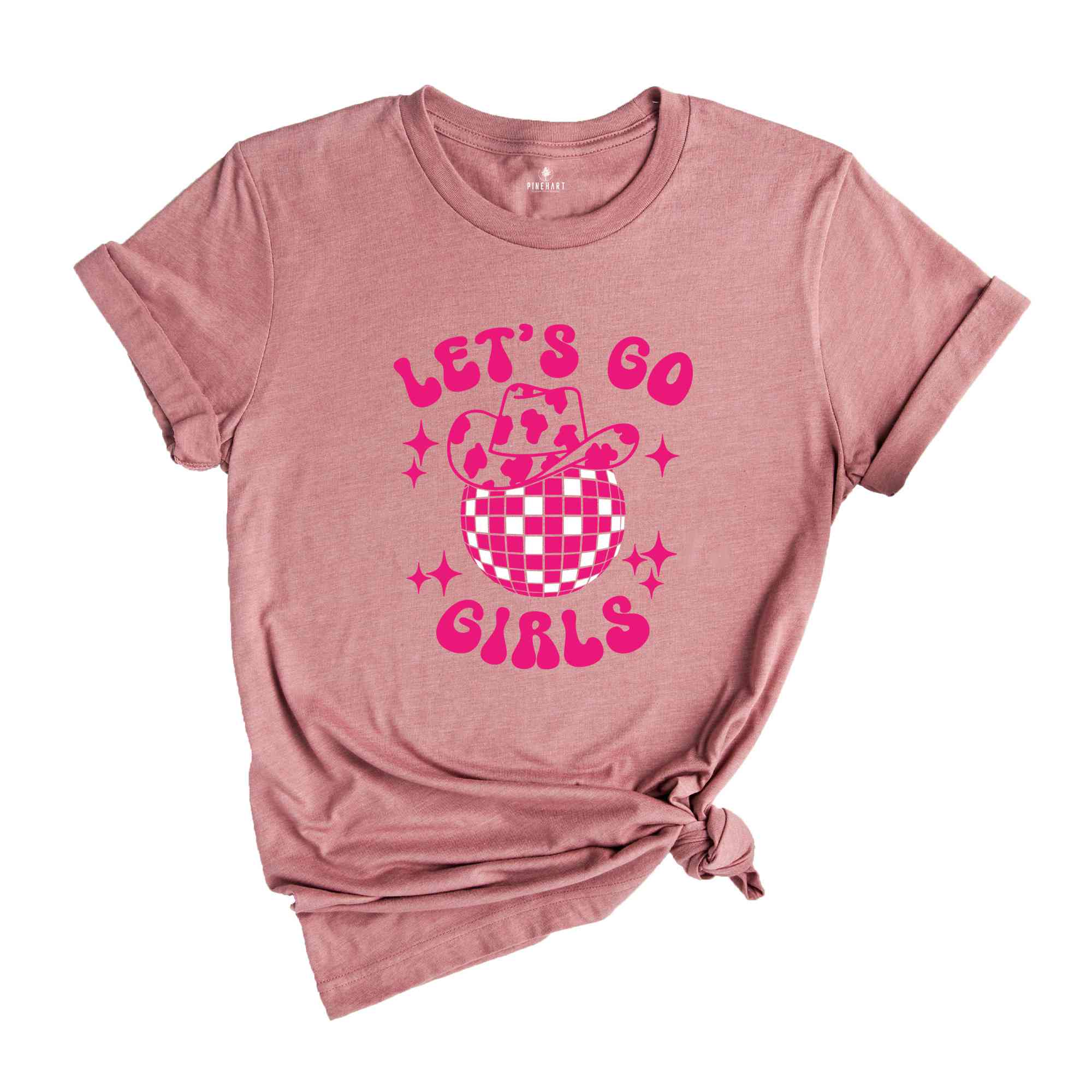 Lets Go Girls T-Shirt, Cowgirl Hat Shirt, Bachelorette Party Matching Shirts, Girls Trip Shirts, Bridesmaids Gifts, Bachelorette Cruise Tee