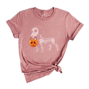 Skeleton Dog Shirt, Halloween Puppy Shirt, Ghost Halloween Shirt, Halloween Shirt, Dog Shirt, Ghost Shirt, Funny Halloween Tee, Fall Shirt