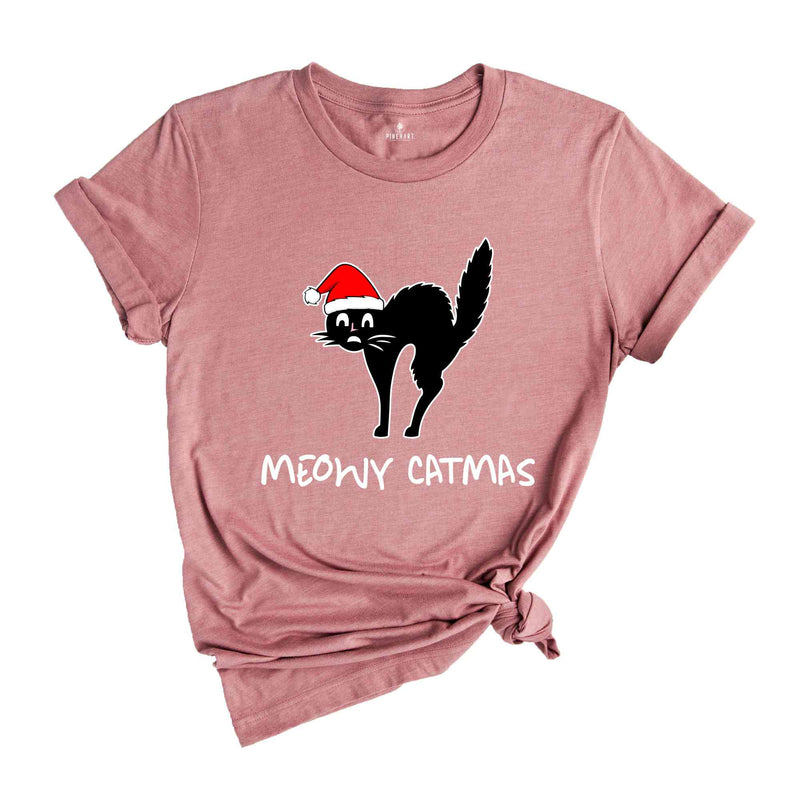 Meowy Catmas Shirt, Christmas Shirt, Christmas Cat Shirt, Cat Lover Shirt, Funny Christmas Shirt, Christmas Gift