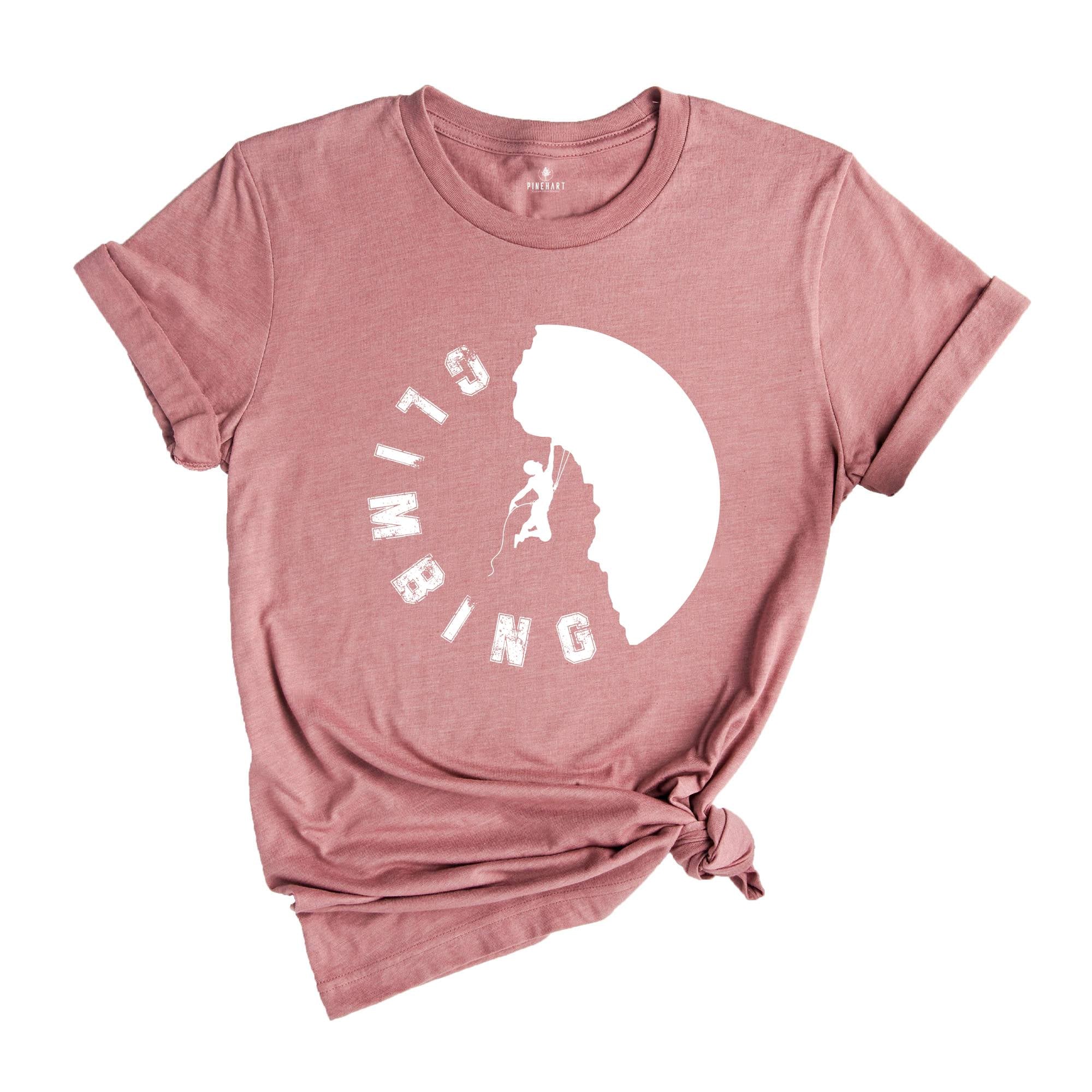 Climbing Evolution Shirt, Rock Climbers Shirt, Climbing T Shirt, Mountain Cute Climbing Shirts, Funny Camping Shirt, Climbing Lover Tees