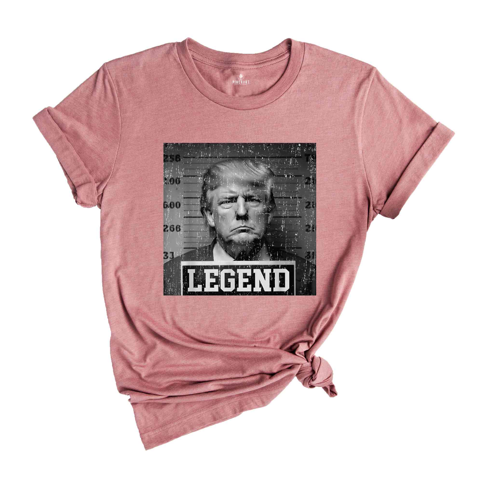 Trump Mugshot T-Shirt, Funny Political T-Shirt, Donald Trump Shirt, Trump Legend Shirt, Funny Patriotic Tee