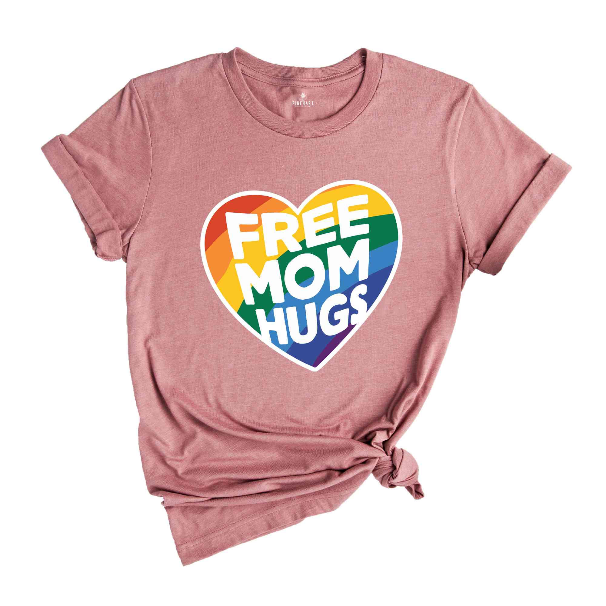 Free Mom Hugs Shirt, Love Is Love, Pride Heart Shirt, Equality Shirt, Queer Shirt, Funny Gay Pride Tank, LGBT Pride Gift