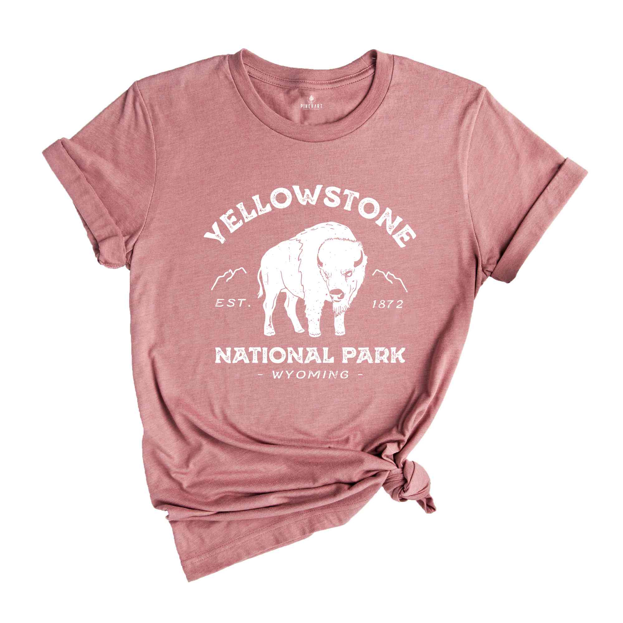 Yellowstone National Park Est.1872 T-Shirt, Yellowstone T-Shirt, Yellowstone National Park Shirt, Camping Shirt, Nature Lover Tee