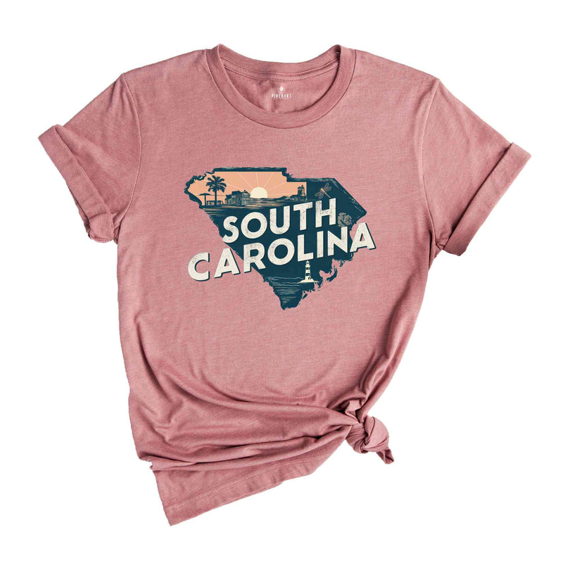 Retro State Of South Carolina Shirt, State Of South Carolina Shirt, State Shirt, South Carolina Shirt, South Carolina Lover Shirt