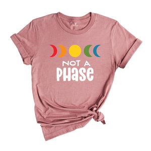 LGBT Shirt, It's Not a Phase Shirt, LGBT Flag Shirt, Bisexual Shirt, Straight Ally, Lesbian T-Shirts, Rainbow Shirt, Queer Shirt, Gay Pride