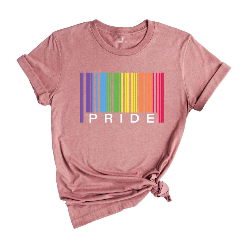 Pride Shirt, Pride Barcode Shirt, Love Is Love Shirt, Equality Shirt, Gay Pride Shirt, Human Rights Shirt, LGBTQ Shirt, Pride Month Shirt