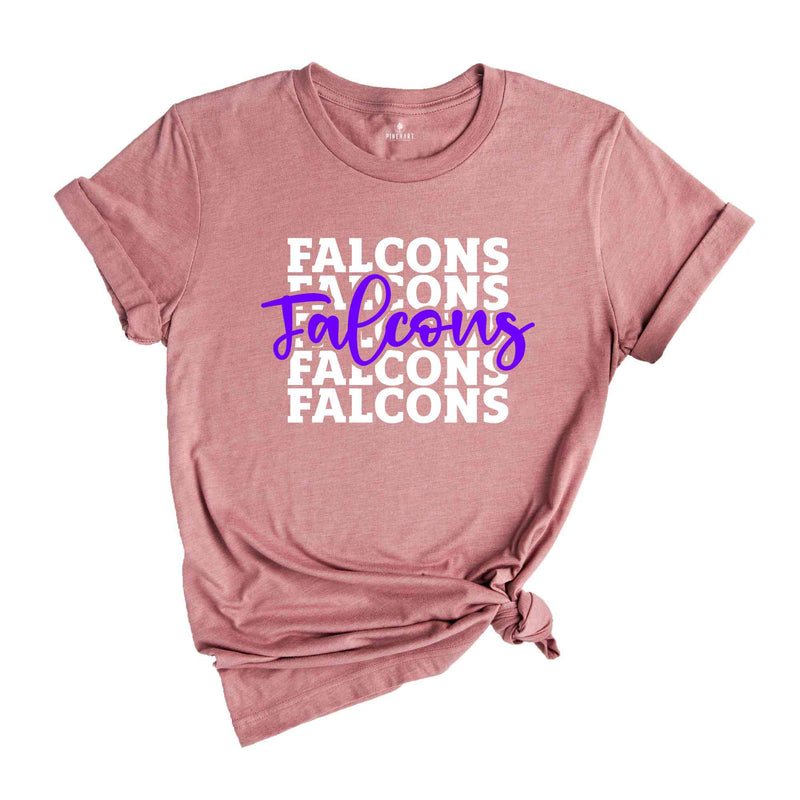 Team Mascot Shirt, Falcons Team Shirt, Falcons Team Spirit Shirt, Falcons Fan Shirt, Falcons School Shirt, Falcons School Spirit