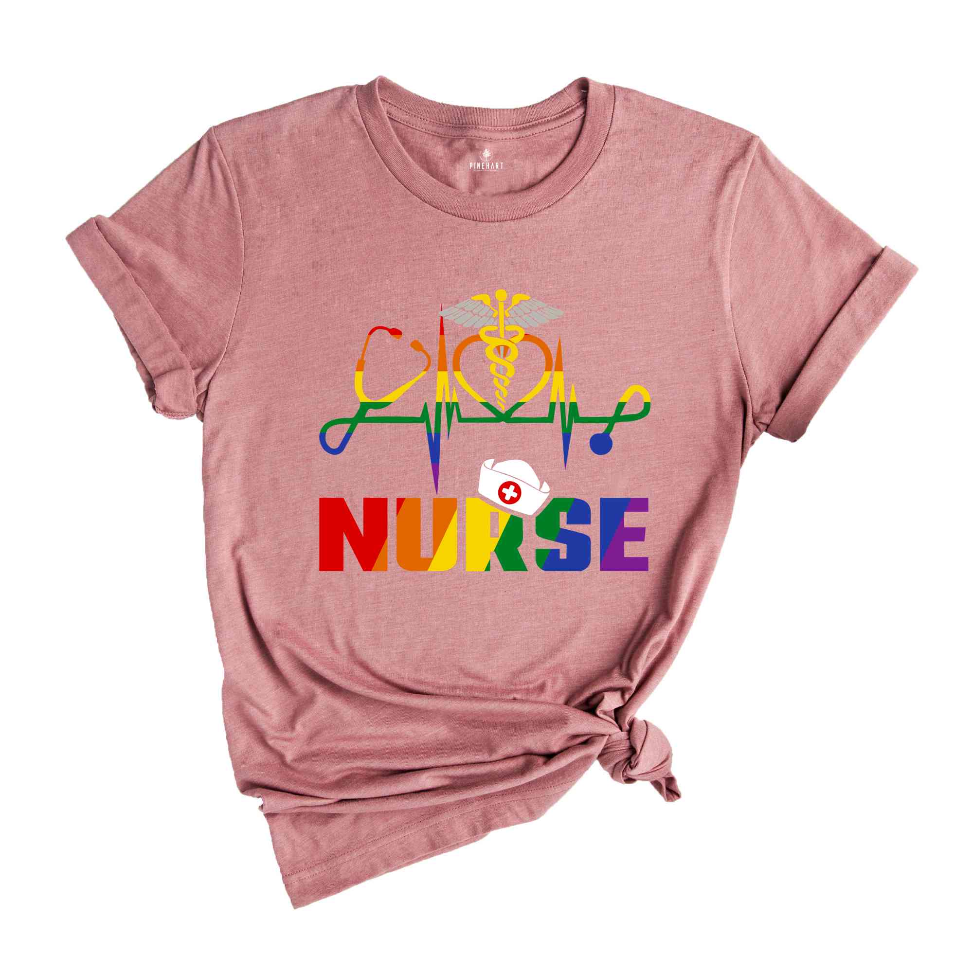 LGBT Nurse Shirt, LGBT Pride Nurse Gift, Nurse Life Shirt, Nurse Appreciation, Nurse Shirt, New Nurse Gift