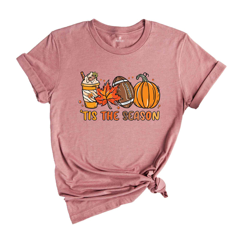 Tis The Season Shirt, Fall Coffee Shirt, Hot Coffee Shirt, Coffee Lovers Shirt, Fall Shirt, Pumpkin Latte Drink Shirt, Thanksgiving Shirt