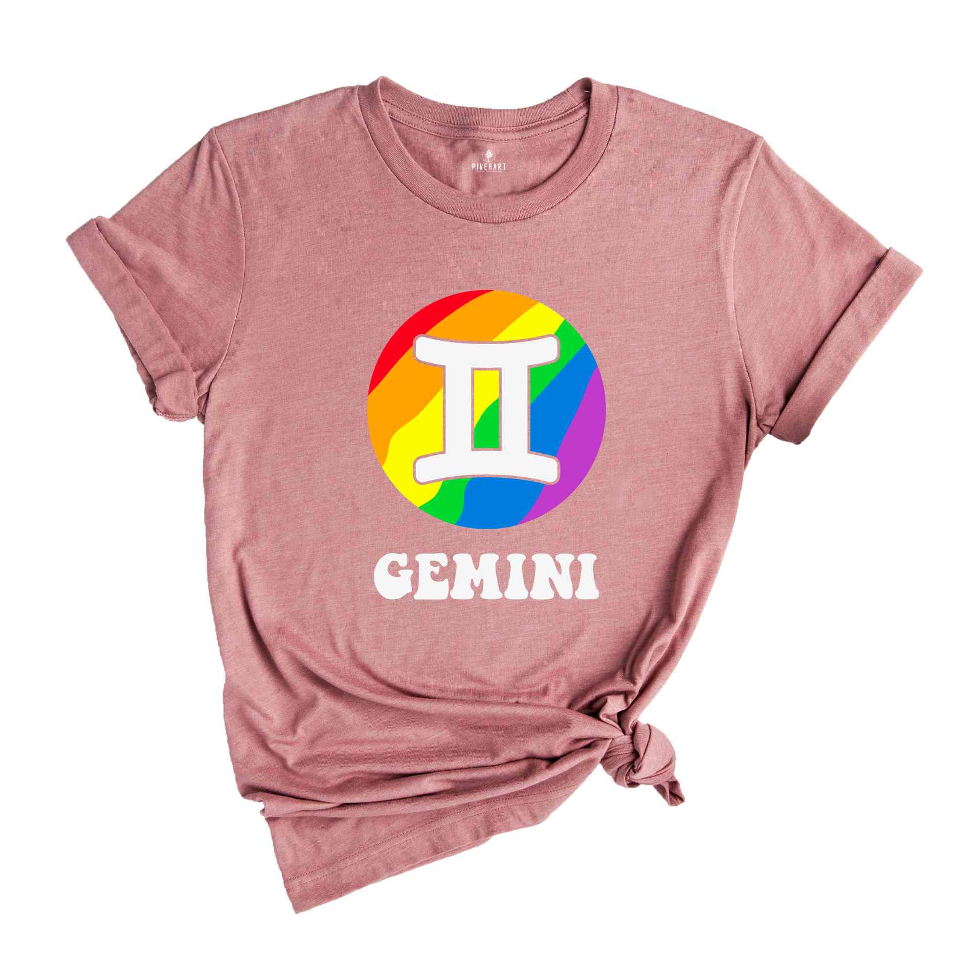 Gemini LGBT Shirt, Zodiac Sign Shirt, Gemini Birthday Shirt, LGBTQ Pride Shirt, Pride Month Shirt, Rainbow Shirt, Zodiac Tshirt