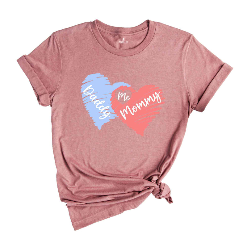 Daddy Mommy and Me Shirt, Mommy And Daddy To Be Matching Shirt, Family Matching Gift, Cute Family Tee