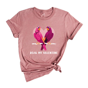 Cockatoo Valentines Shirt, Beak My Valentine, Animal Lover Gift, Funny Parrot Shirt, Valentine Parrot Tshirt, Valentines Day Gift Tee