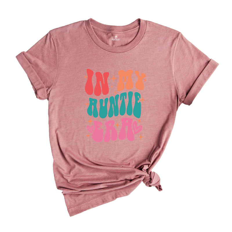 In My Cool Auntie Era Shirt, Cool Auntie Era Shirt, Auntie Sshirt, Gift for Auntie, Cool Auntie T-Shirt, Auntie Reveal Shirt