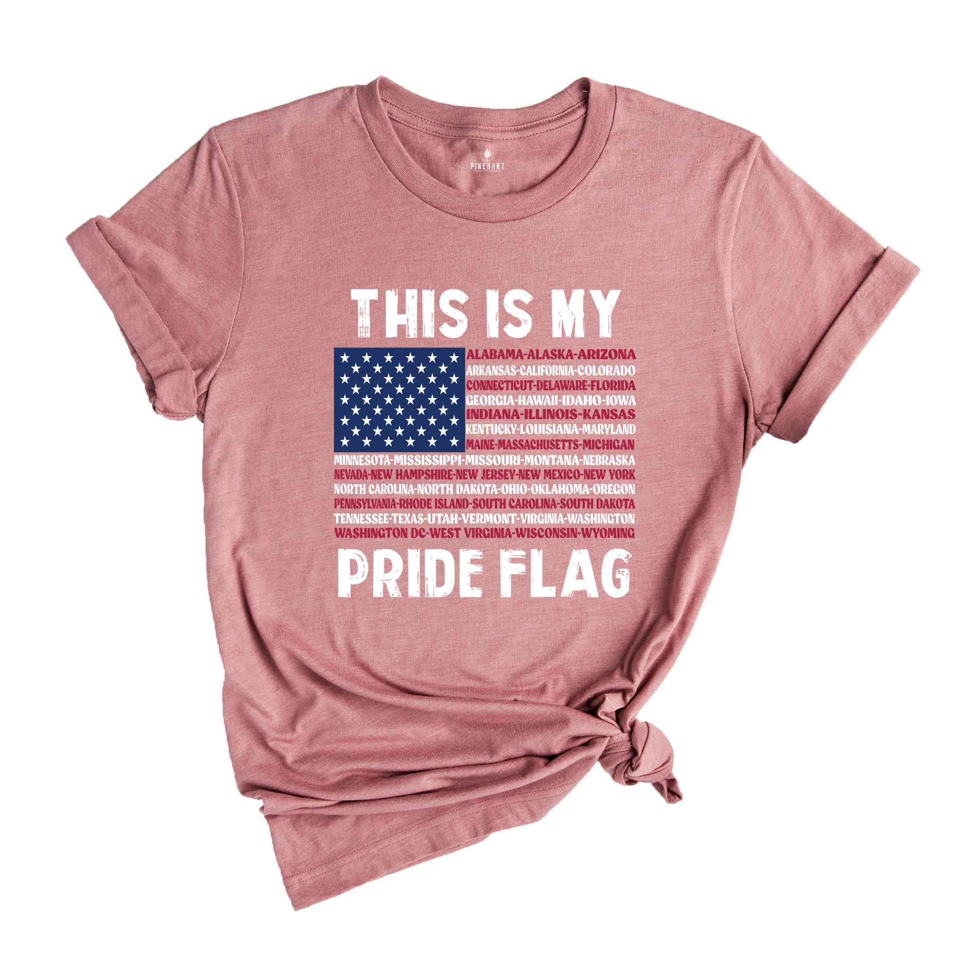 American Flag Shirt, This Is My Pride Flag, USA American 4th Of July Patriotic Shirt, Patriotic Shirt, America Flag Shirt, 4th Of July Shirt