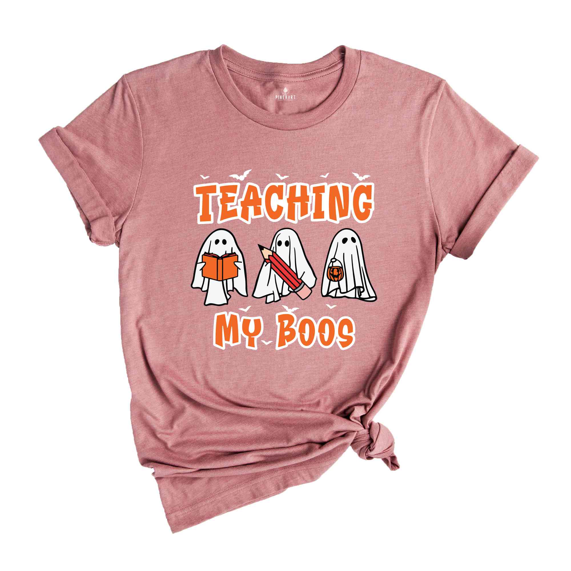 Teaching My Boos T-Shirt, Spooky Teacher Shirt, Teacher Halloween Shirt, Back To School Gifts, Ghost Teacher Tee