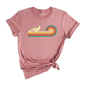 Retro Pilates Shirt, Rainbow Pilates Shirt, Funny Pilates Tee, Sport Lover Gift, Funny Workout T-Shirts, Pilates Life Tee, Cute Pilates