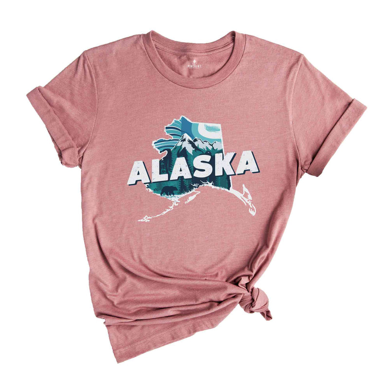 Retro State Of Alaska Shirt, State Of Alaska Shirt, State Shirt, Alaska Shirt, Alaska Lover Shirt, Family Trip Shirt, Travel Shirt