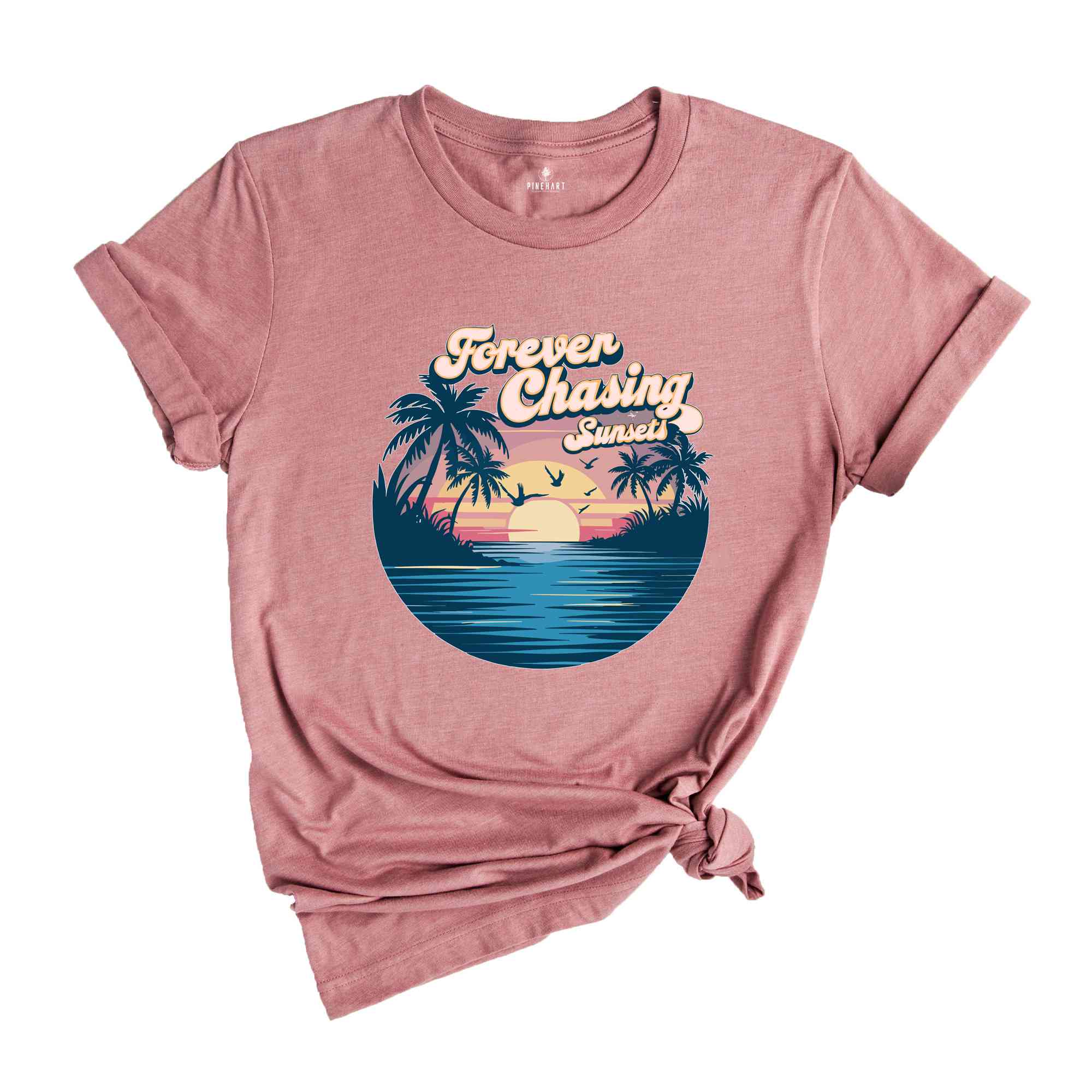 Forever Chasing Sunsets Beach Shirt, Sunset Beach Shirt, Summer Shirt, Vacation Travel Shirt, Beach Shirt, Travel Shirt