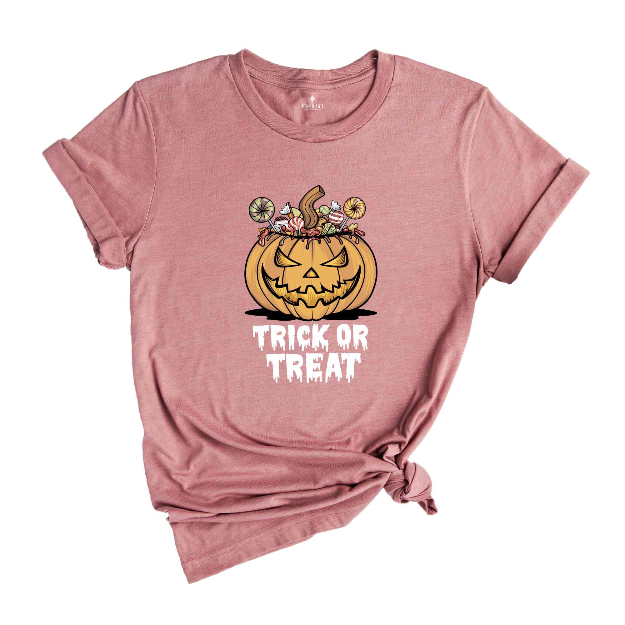 Trick or Treat Shirt, Funny Halloween Shirt, Fall Season Shirt, Cute Halloween Shirt, Girls Halloween Shirt, Spooky Pumpkin Shirt