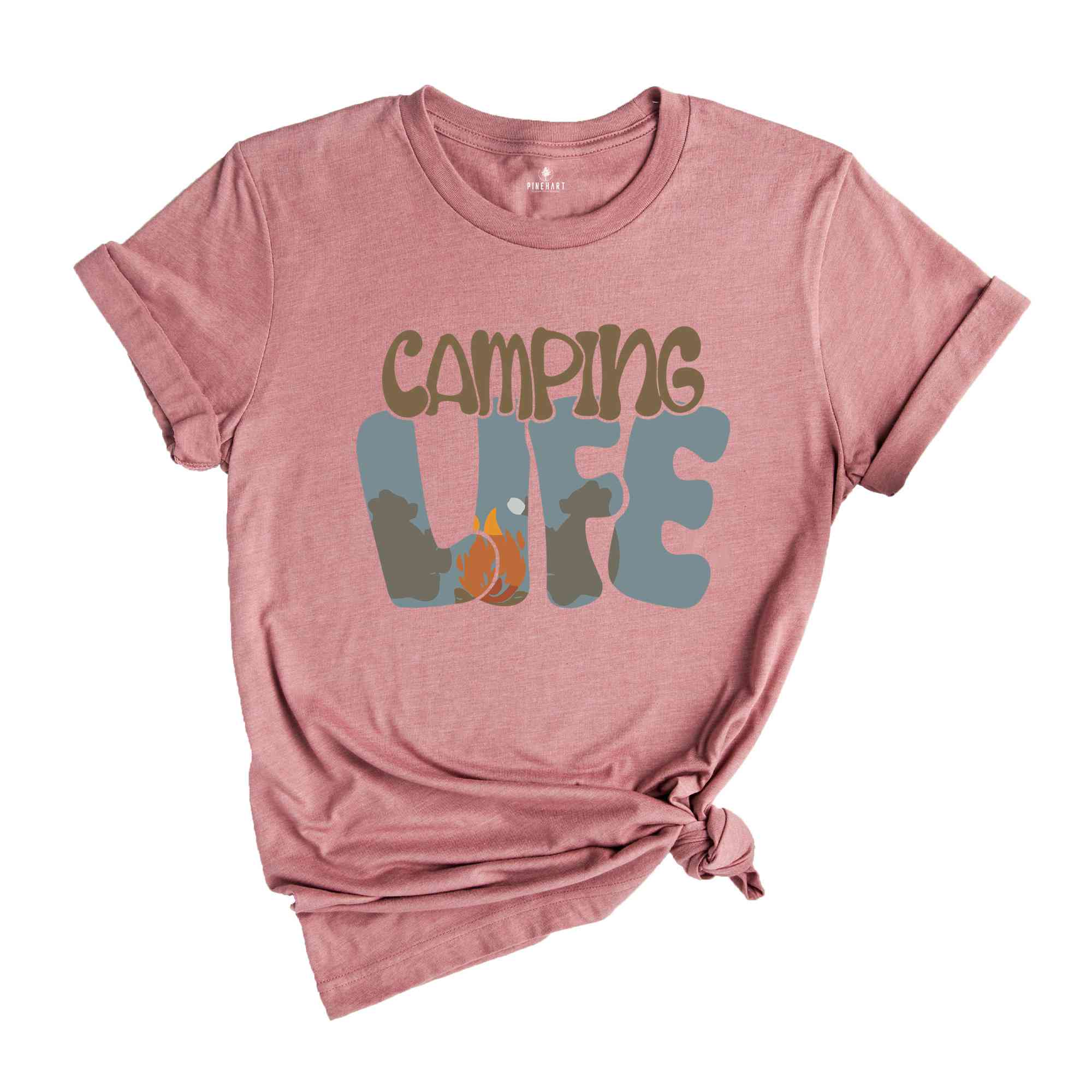 Camping Life Shirt, Summer Camp Shirt, Adventure Shirt, Travel T-Shirt, Campfire Shirt, Wilderness Shirt