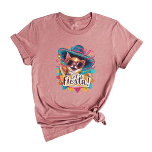 Let's Fiesta Chihuahua Shirt, Funny Animal Shirt, Dog Lover Shirt, Mexican Party Shirt, Cinco De Mayo Shirt, Mexican Fiesta Shirt