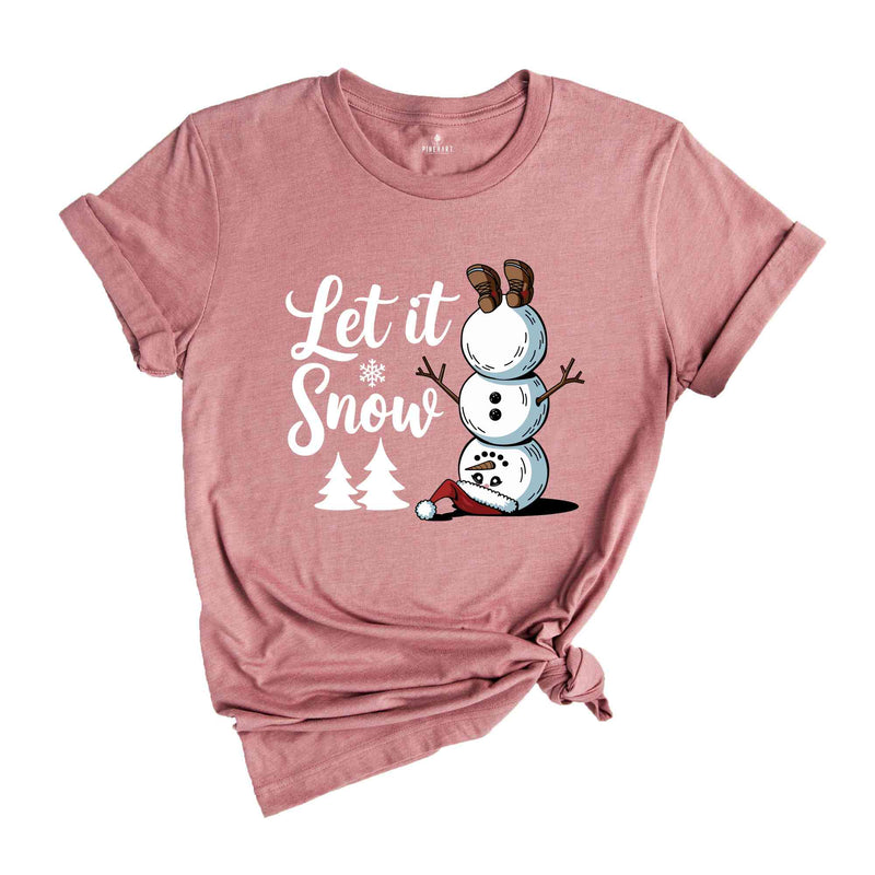 Let it Snow Shirt, Christmas Snowman Shirt, Christmas Shirt, Winter Shirts, Snowman Shirt, Funny Snowman Shirt, Jesus Shirt