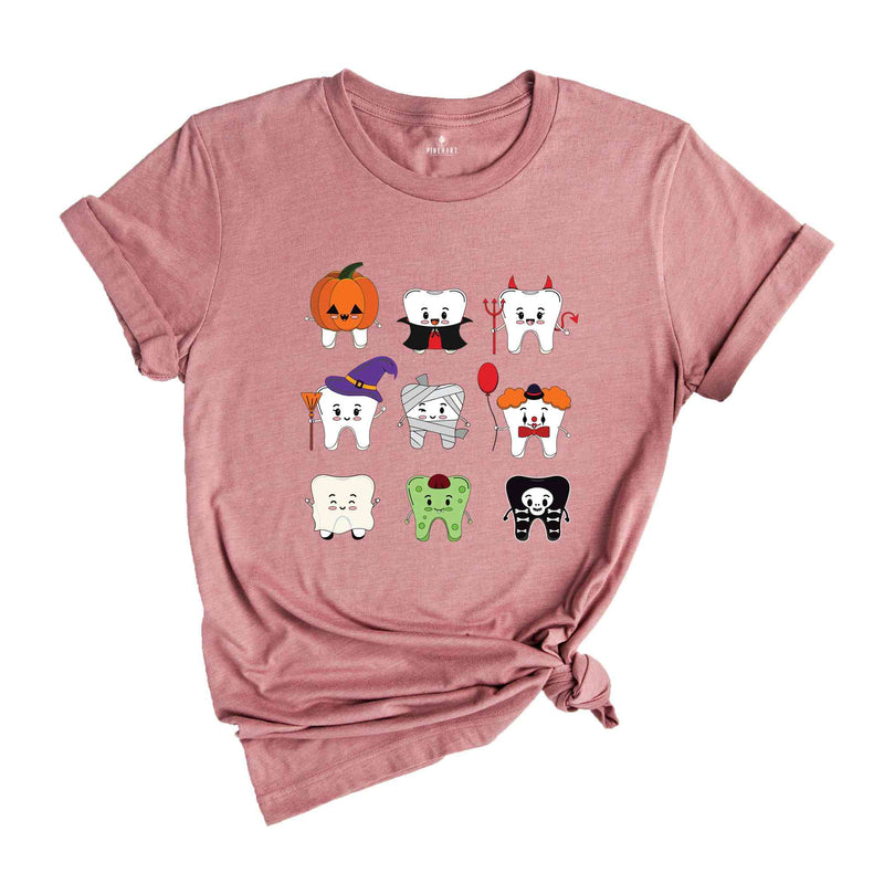 Dentist Halloween Shirt, Witch Tooth Shirt, Ghost Teeth Shirt, Spooky Halloween Dentist, Spooky Dental Shirt, Pumpkin Ghost Shirt