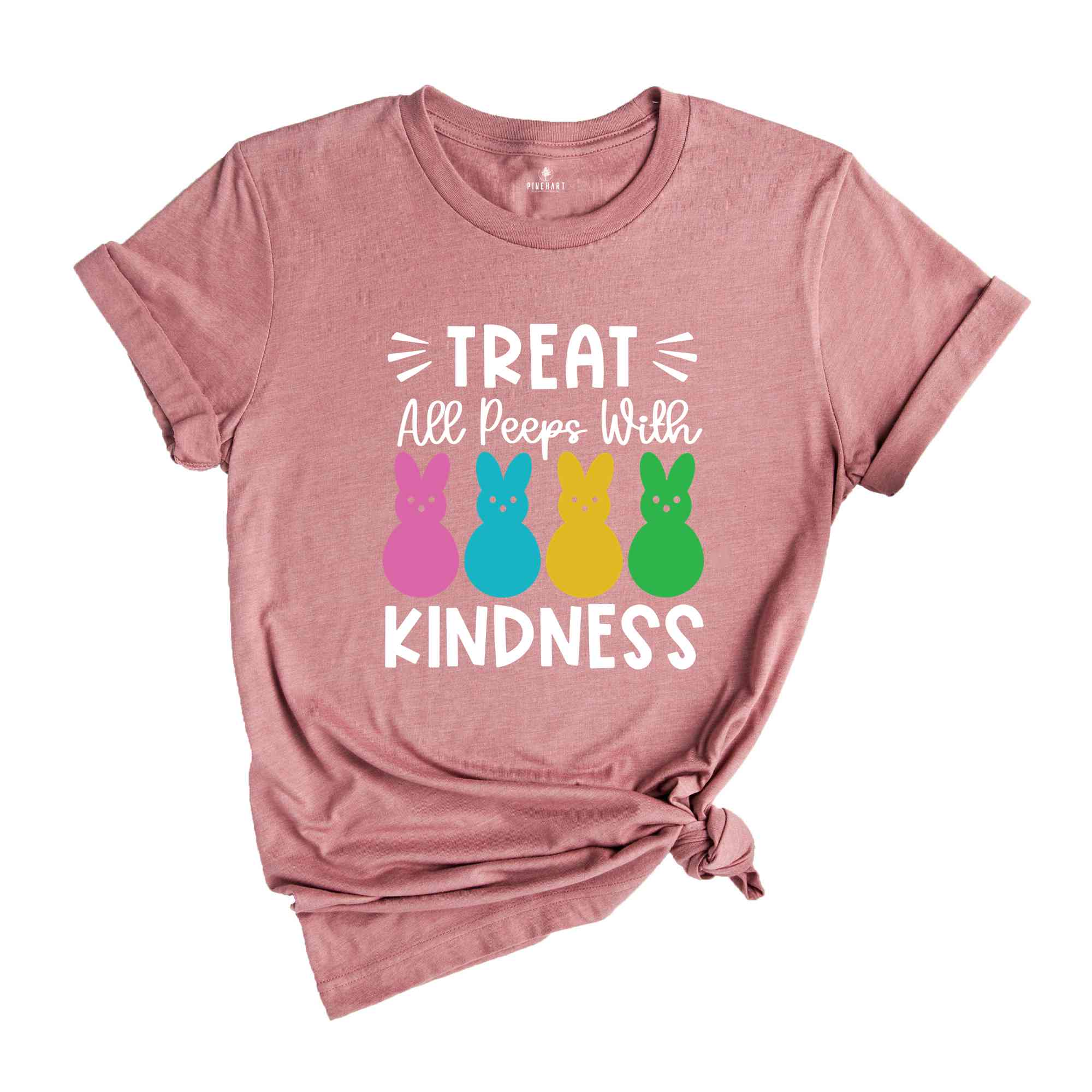 Treat All Peeps With Kindness Shirt, Easter Peeps TShirt, Cute Easter Shirt, Easter Gifts, Easter Day Shirt, Kids Easter Shirt