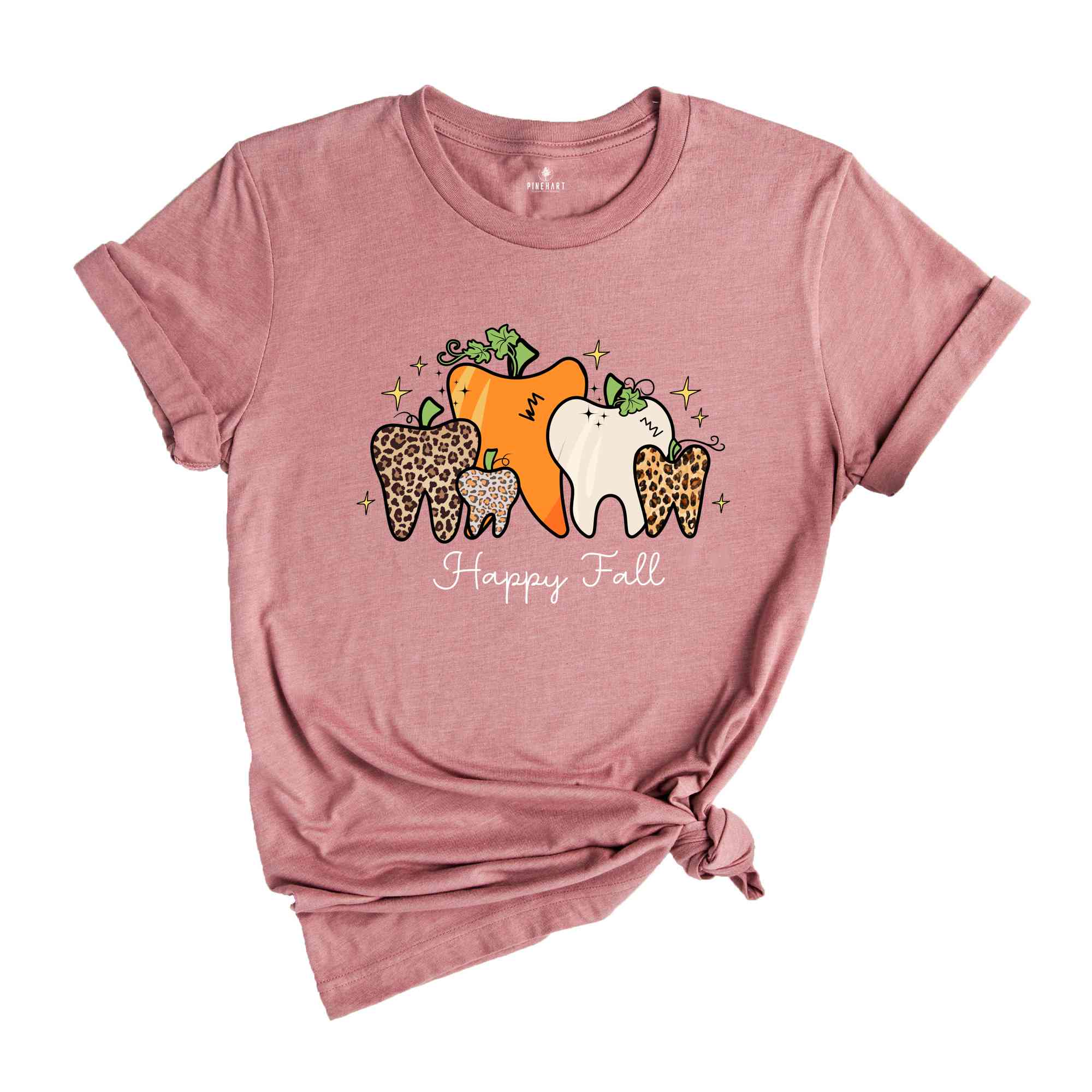 Happy Fall Dentist Shirt, Fall Shirt, Dentist Thanksgiving T-Shirt, Pumpkin Teeth Shirt, Dental Halloween Shirts, Trick Or Teeth Tee