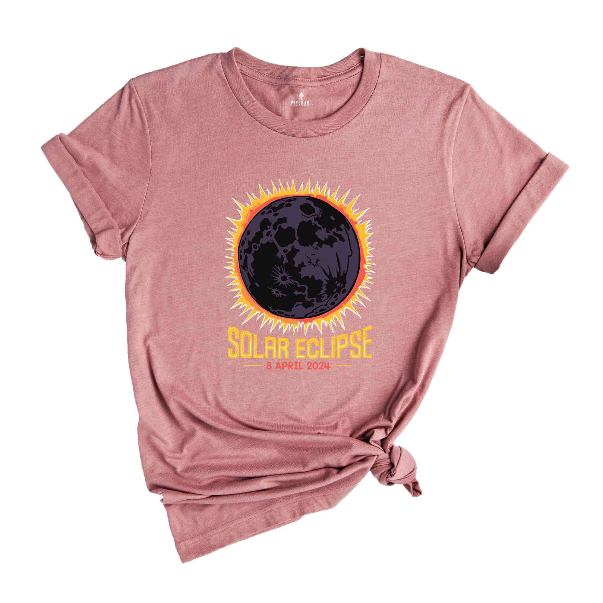 Solar Eclipse 2024 T-Shirt, April 8 2024 Solar Eclipse, Total Solar Eclipse Apparel, Solar Eclipse Shirt