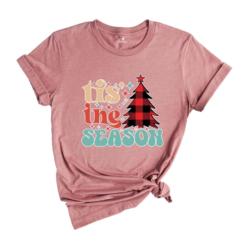 Tis The Season Shirt, Christmas Tree Shirt, Cute Christmas Shirt, Most Wonderful Time, Happy Christmas Shirt, Christmas Gift, Xmas Shirt