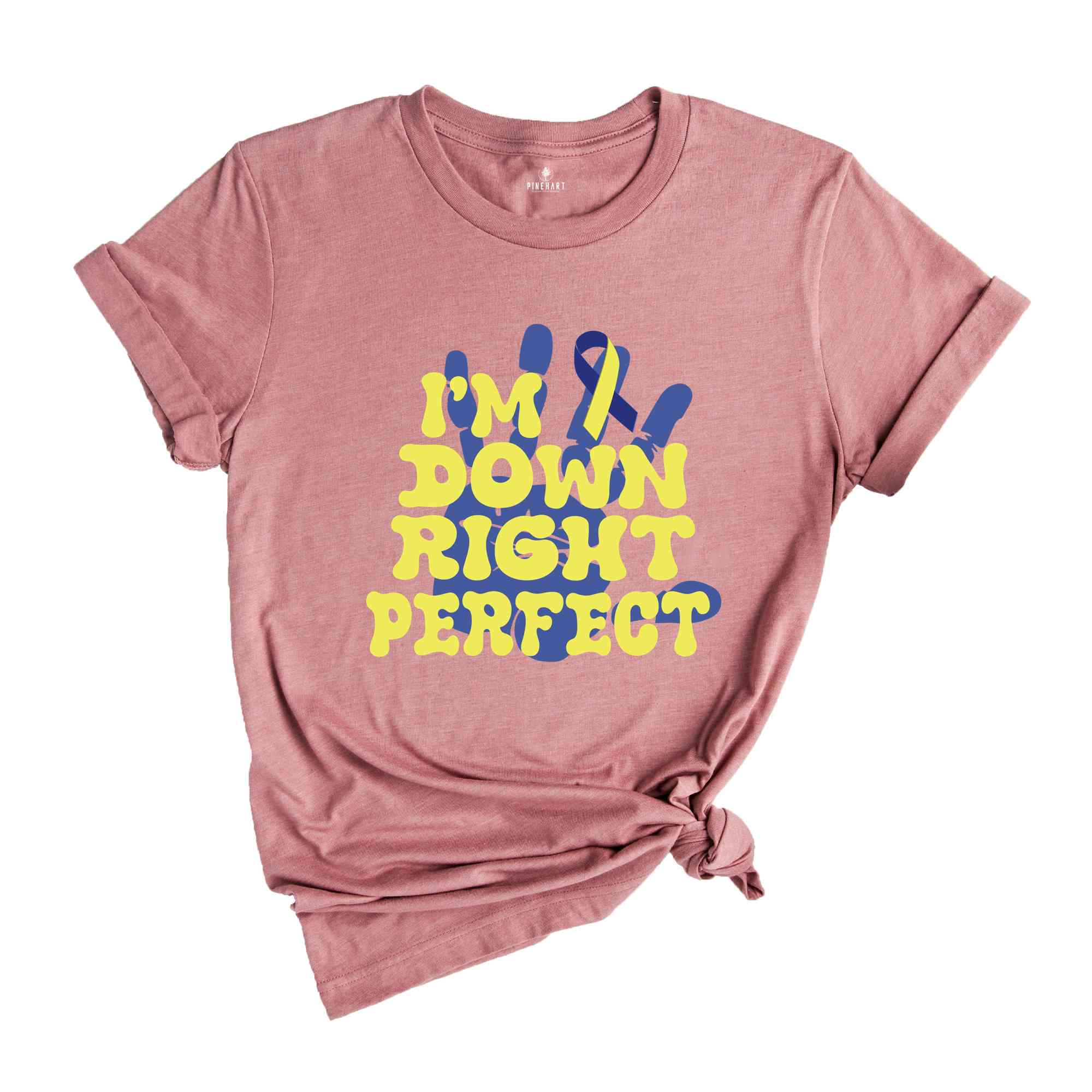 Down Right Perfect Shirt, Down Syndrome Shirt, Down Syndrome Awareness T-Shirt, Inspirational Shirt, Down Syndrome Month, Motivational Tee